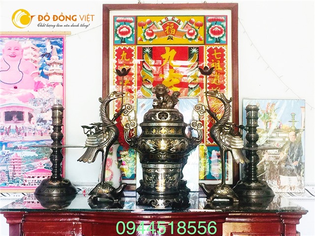 Địa chỉ bán đỉnh đồng khảm ngũ sắc chất lượng tại tỉnh Trà Vinh