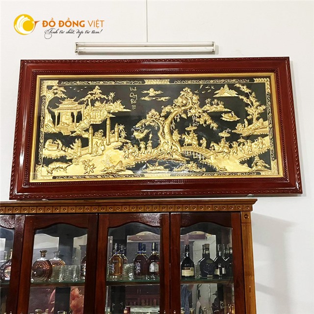 Cách treo tranh vinh quy bái tổ bằng đồng, bạn đã biết chưa?