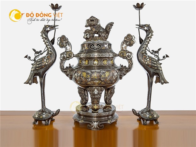 Tại sao nên dùng lư hương, đỉnh đồng thờ cúng, đồ đồng thờ cúng