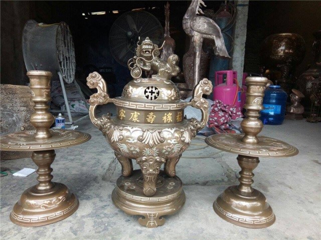 Địa chỉ mua đỉnh đồng khảm tam khí cao cấp tại tỉnh Đồng Nai