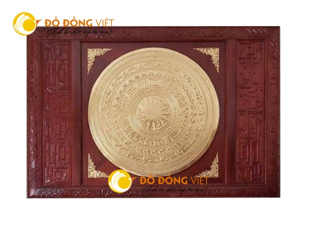 Tranh mặt trống đồng- quà tặng mỹ nghệ ý nghĩa