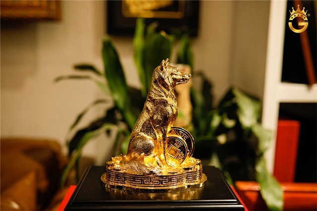 Ý nghĩa linh vật tuổi Tuất -tượng chó phong thủy bằng đồng