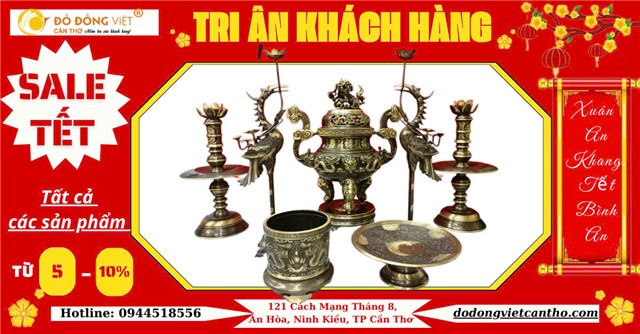 GỢI Ý CÁC MẪU ĐỈNH ĐỒNG THÍCH HỢP CHO NGÀY TẾT