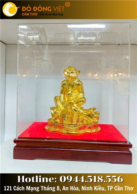 TƯỢNG KHỈ DÁT VÀNG - QUÀ TẶNG CHO NGƯỜI TUỔI THÂN