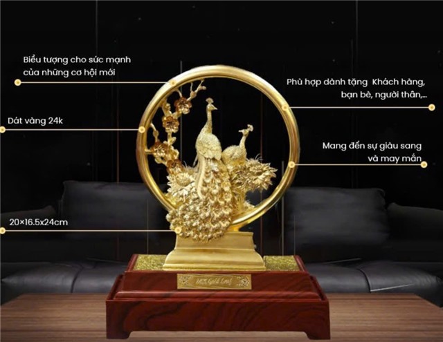 QUÀ TẶNG ĐÔI CHIM CÔNG – BIỂU TƯỢNG TÌNH YÊU VĨNH CỬU CHO NGÀY ĐẶC BIỆT