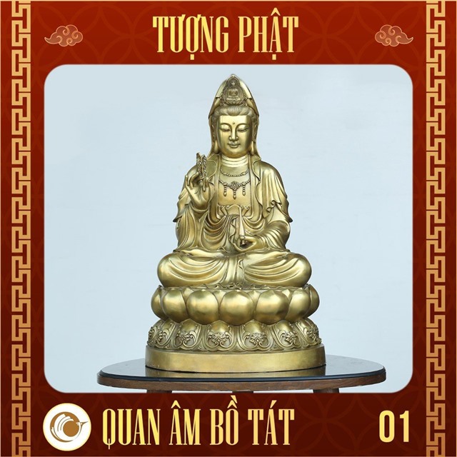 TƯỢNG QUAN ÂM BỒ TÁT BẰNG ĐỒNG - Ý NGHĨA TÂM LINH 