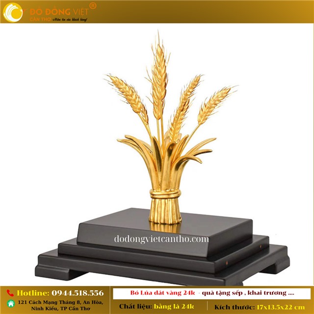 MUA BÓ LÚA VÀNG 24K ĐỂ CẦU MONG CUỘC SỐNG ẤM NO, SUNG TÚC