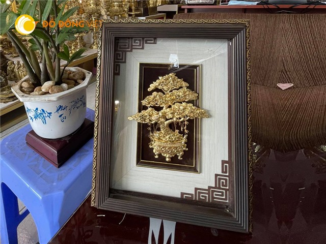 TRANH CÂY TÀI LỘC MẠ VÀNG 24K – BIỂU TƯỢNG PHONG THỦY CHIÊU TÀI ĐÓN LỘC