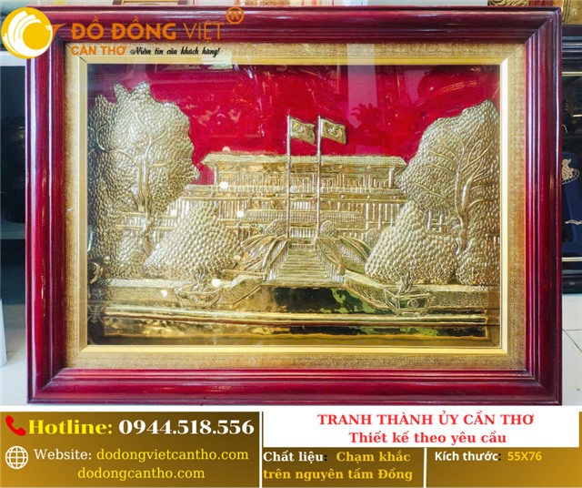 TRANH THÀNH ỦY CẦN THƠ – BIỂU TƯỢNG TỰ HÀO, GIÁ TRỊ LỊCH SỬ TRƯỜNG TỒN