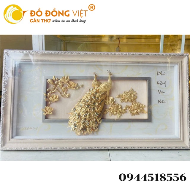 TRANH PHÚ QUÝ VẠN NIÊN - QUÀ TẶNG TÂN HÔN, TÂN GIA DÁT VÀNG
