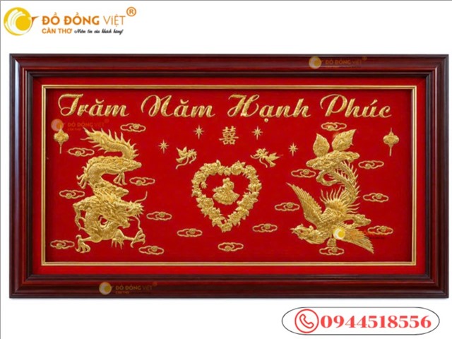 Tranh Trăm Năm Hạnh Phúc – Quà Cưới Sang Trọng Mang Ý Nghĩa Viên Mãn