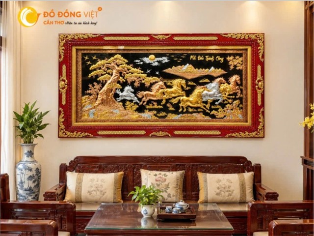 Tranh Mã Đáo Thành Công – Điểm Nhấn Sang Trọng Cho Phòng Khách