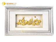 Tranh Vinh Hoa Phú Quý dát vàng