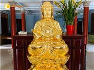 Tượng phật dát vàng 24k