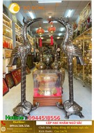 CẶP HẠC KHẢM NGŨ SẮC – TINH HOA NGHỆ THUẬT ĐỒNG VIỆT