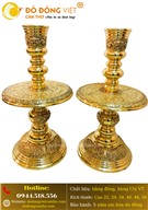 CẶP CHÂN NẾN ĐỒNG – NỘI THẤT PHÒNG THỜ TRANG NGHIÊM