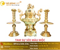 TAM SỰ HOA SÒI MÀU MỘC – NÉT ĐẸP THANH TỊNH, CỔ KÍNH CHO BÀN THỜ GIA TIÊN