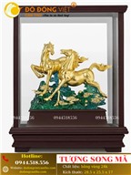 TƯỢNG SONG MÃ - QUÀ TẶNG VÀNG 24K DÀNH CHO NĂM BÍNH NGỌ TẠI CẦN THƠ