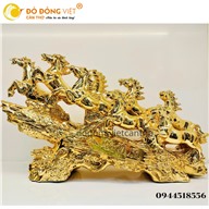 TƯỢNG BÁT MÃ DÁT VÀNG – KIỆT TÁC PHONG THỦY KHƠI NGUỒN CÔNG DANH