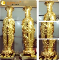 CẶP LỘC BÌNH DÁT VÀNG 24K – HỘI TỤ TÀI LỘC, PHÚ QUÝ VÀ BÌNH AN CHO GIA CHỦ