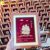 TRANH THUYỀN BUỒM DÁT VÀNG THIẾT KẾ THEO YÊU CẦU TẠI CẦN THƠ