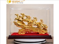 Tượng Bát Mã Mạ Vàng Cao Cấp – Quà Tặng Phong Thủy Thu Hút Tài Lộc