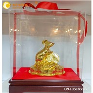 LINH VẬT PHONG THỦY TƯỢNG CHUỘT DÁT VÀNG 24K – BIỂU TƯỢNG THÔNG MINH, CHIÊU TÀI HÚT LỘC VÀ SUNG TÚC BỀN VỮNG