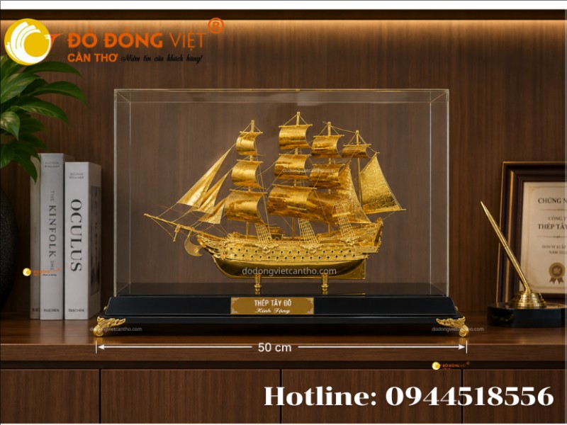 Mô hình thuận buồm xuôi gió chiều ngang 50 cm